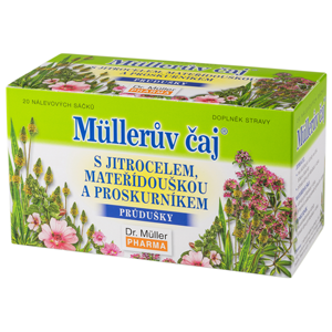 Müllerův čaj s jitrocelem (průdušky) 20x1.5g - II. jakost
