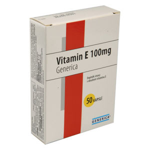 Vitamin E 100 I.U. cps.50 Generica - II. jakost