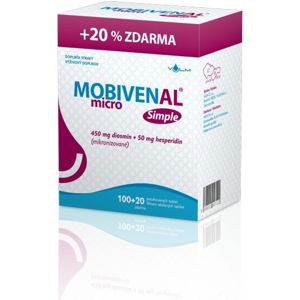 Mobivenal Micro Simple tbl.100+20 - II. jakost