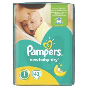 PAMPERS New Baby 1 Newborn 43ks - II. jakost